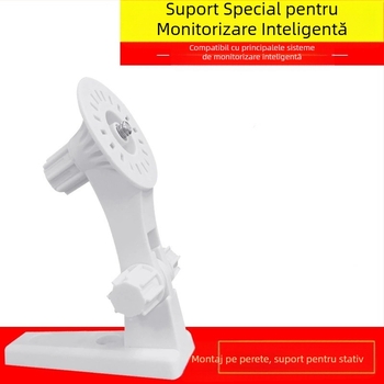 Suport pentru cameră WIFI wireless, cu emisferă de monitorizare interioară, suport din plastic fluorit 360°