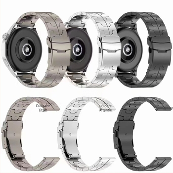 Pentru Huawei GT5/4/3/2 46mm/watch4/3Pro Curea din titan Glory 22 Curea din oțel Iron Man