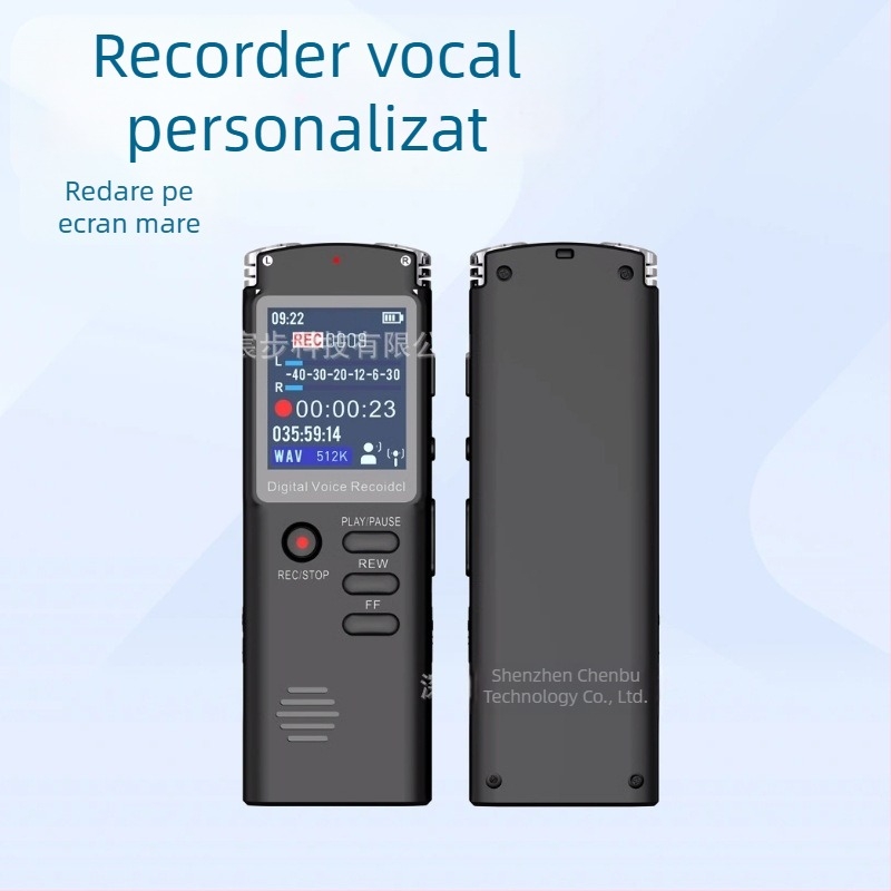 Stilou de înregistrare digitală H60 cu afișaj multilingv, înregistrator inteligent HD cu reducere a zgomotului, stilou de înregistrare pentru întâlniri și studenți