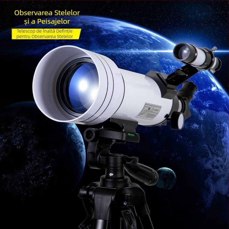 Telescop astronomic profesional pentru observarea stelelor, mărire mare, diametru mare, pentru copii, anti-vibrații, producător en-gros