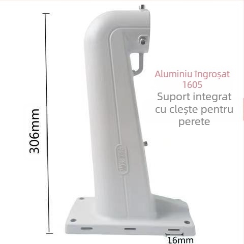 Suport de montare pe perete pentru coloană de ridicare a mașinii cu bile de monitorizare din aliaj de aluminiu, universal 1605, coloană de susținere pe perete, suport cu dublă utilizare