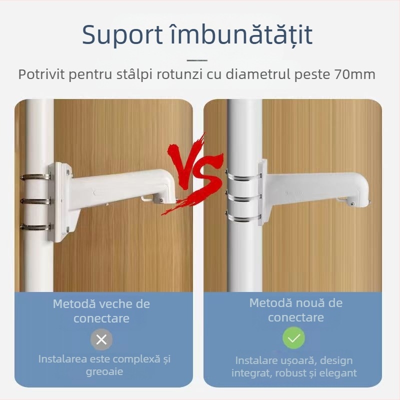 Suport de montare pe perete pentru coloană de ridicare a mașinii cu bile de monitorizare din aliaj de aluminiu, universal 1605, coloană de susținere pe perete, suport cu dublă utilizare