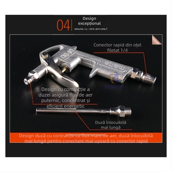 Pistol de suflat metalic DG10, pistol de suflat pentru camion, pistol de suflat puternic, pistol de suflat de înaltă presiune, pistol de suflat pneumatic, pistol de praf, pistol de praf