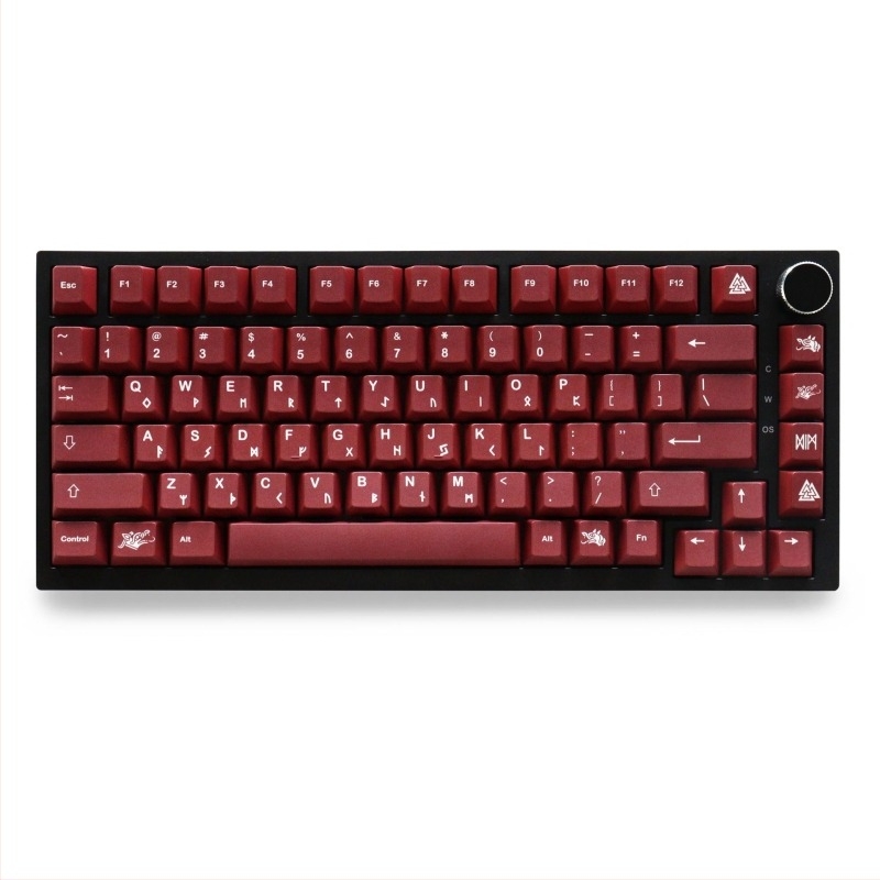 Gmk Blot Blood Sacrifice Roșu Tastatură Mecanică Set Complet Taste Pbt Sublimare Cherry Cherry Înălțime Originală