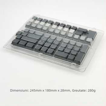 Capac cheie gravat lateral, transfrontalier, en-gros, set complet mic de 133 de taste, PBT, injecție în două culori, înălțime originală personalizată