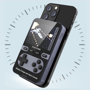 Consolă de jocuri portabilă Super Mario Mini nostalgică clasică pentru copilărie, ecran mare, încărcare magnetică, 5000 Mah