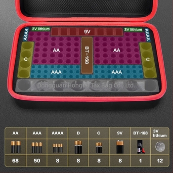 Preț en-gros EVA impermeabil baterie uscată geantă de depozitare electronică digitală geantă de depozitare scule electrice baterie litiu