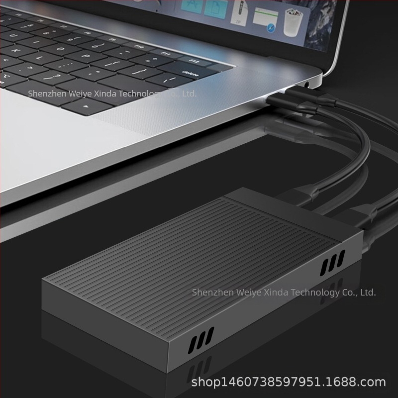 Cutie pentru hard disk M.2 NVMe cu două poziții, HUB gen2 10Gbps, stație de andocare patru în unu