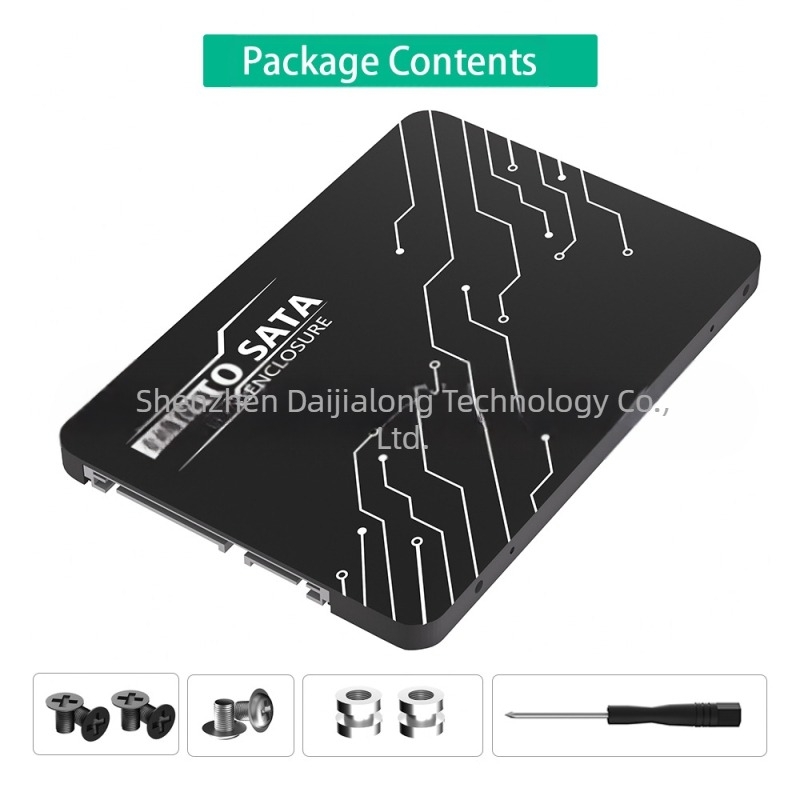 SSD M.2 KEY B la SATA3 cu carcasă din aluminiu M.2 la SATA 2.5