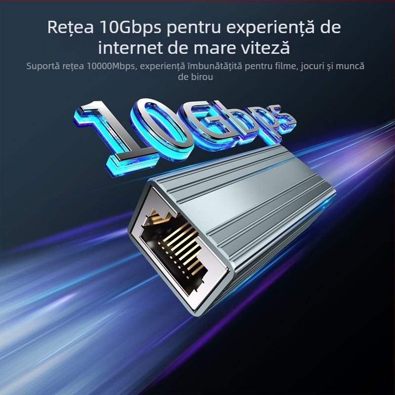 Adaptor de rețea cu cap dublu, ecranare Super Clasa 6, RJ45 Network Direct, extender pentru cablu de rețea Gigabit 10, cap de andocare