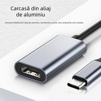 Cablu de proiecție Type-C la HDMI pentru telefon mobil 4K, tip C, pentru monitorul computerului, același ecran, transfer de înaltă definiție