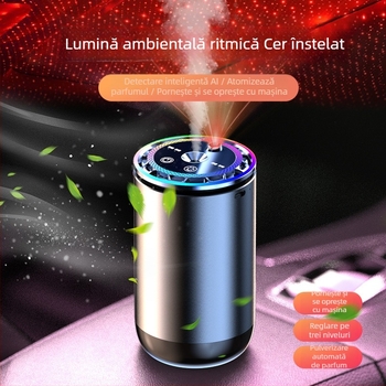 Parfum auto exploziv TikTok, parfum avansat, decor auto, parfum luminos de lux cu stele, parfum auto de top