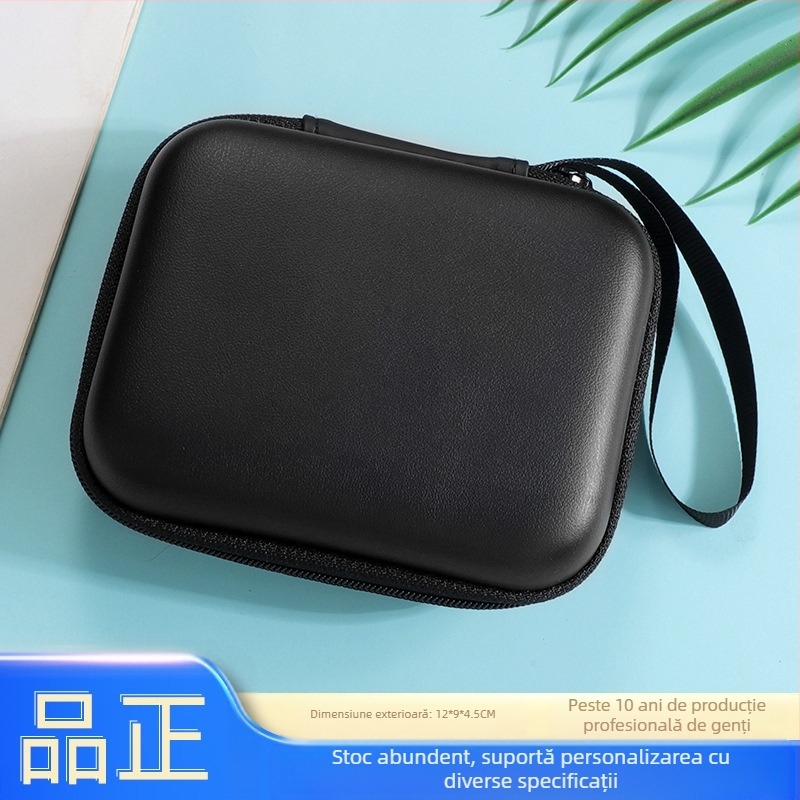 Geantă cosmetică mare neutră multifuncțională Eva pentru căști Bluetooth, geantă pentru căști, Power Bank, cablu de date, stocare digitală digitală