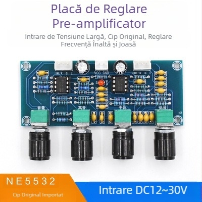Placă amplificator digital A901, placă de ton de potrivire, placă de ton DC, placă de reglare a tonurilor înalte și joase, placă de preamplificare