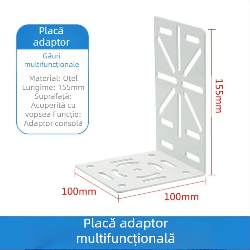 Suport de monitorizare din oțel pulverizat din plastic plat 3014, stâlp alb pentru drum, suport circular pentru stâlp transversal, stâlp en-gros