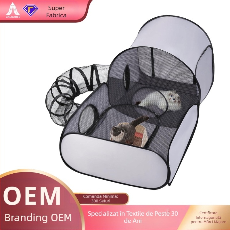 Geantă nouă pentru pisici 2025, cușcă portabilă pentru pisici și câini, cutie pentru pisici, personalizare portabilă a sacului mare pentru animale de companie cu expansiune diagonală