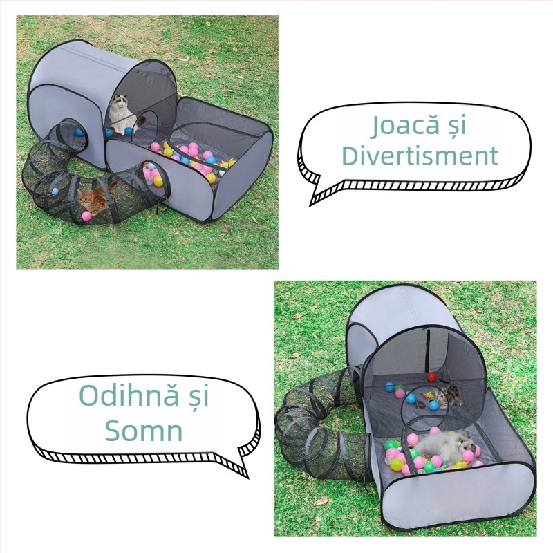 Geantă nouă pentru pisici 2025, cușcă portabilă pentru pisici și câini, cutie pentru pisici, personalizare portabilă a sacului mare pentru animale de companie cu expansiune diagonală