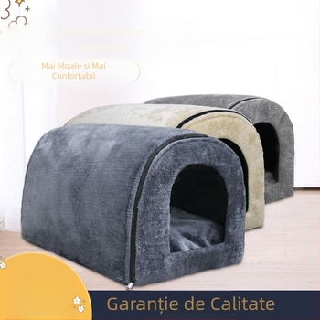 Cuib de pisică Four Seasons, universal, de vară, pentru pisici, pat pentru câini, cușcă, cuib de animale de companie, casă de dormit, cuib de pisică, casă de vară, ascunsă