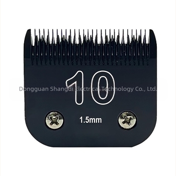 Foarfece profesionale pentru animale de companie, cu lamă A5, 10 buc., 1,5 mm, dimensiune universală internațională, înlocuibile, cu cap de foarfecă pentru animale