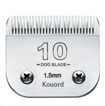 Foarfece profesionale pentru animale de companie, cu lamă A5, 10 buc., 1,5 mm, dimensiune universală internațională, înlocuibile, cu cap de foarfecă pentru animale