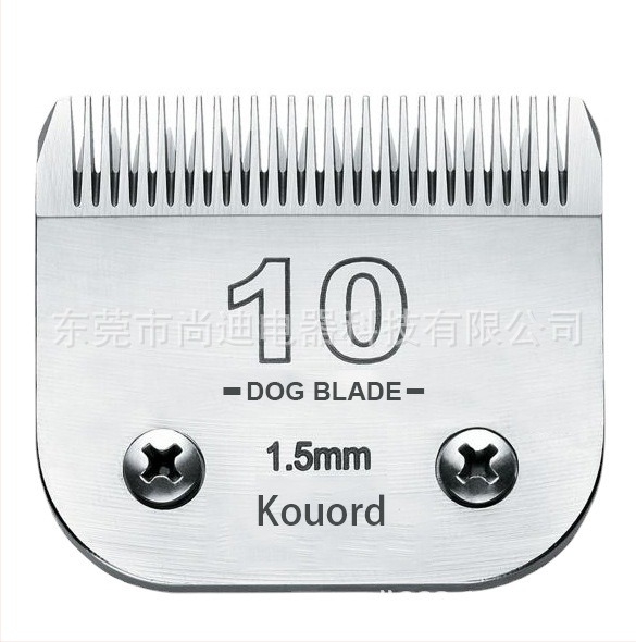 Foarfece profesionale pentru animale de companie, cu lamă A5, 10 buc., 1,5 mm, dimensiune universală internațională, înlocuibile, cu cap de foarfecă pentru animale