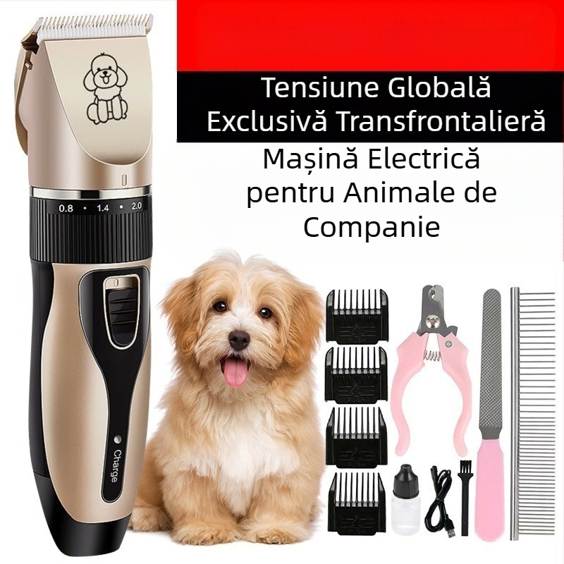 Aparat de ras pentru câini, mașină de tuns electrică pentru animale de companie, aparat de tuns pentru pisici de pluș, aparat de tuns electric profesional, producător de tuns și păr de la picioare