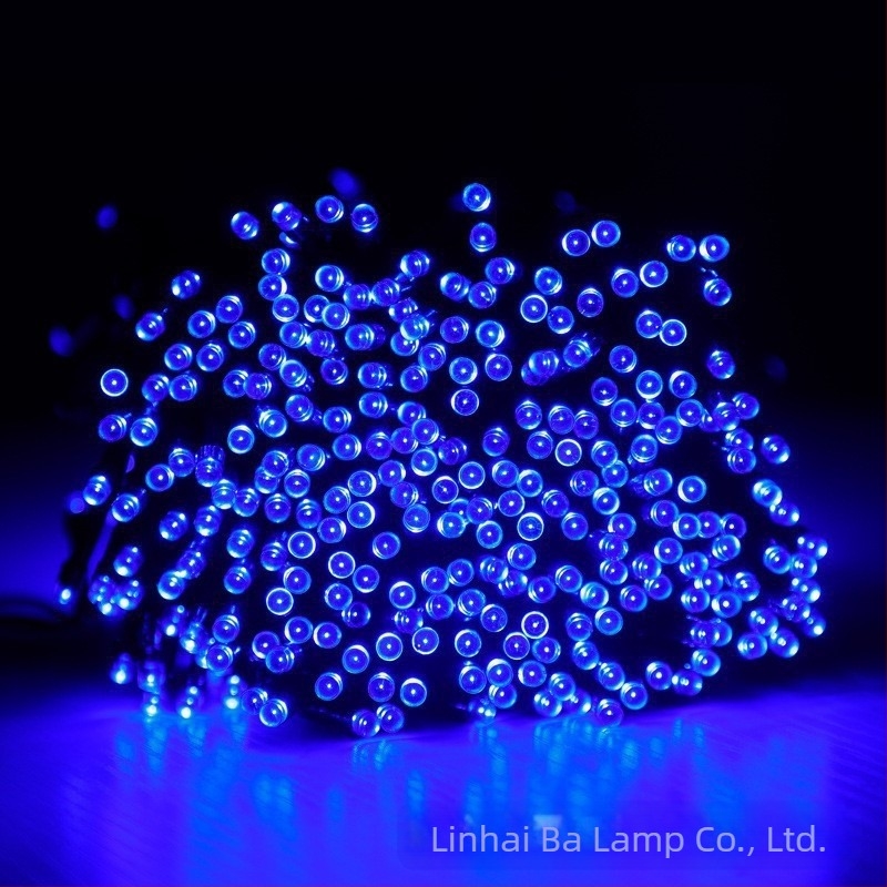 Lumini solare cu șir de lumini LED pentru curte, lumini decorative Gypsophila, iluminat exterior, inginerie, lumini cu șir de lumini LED pentru sărbători, en-gros