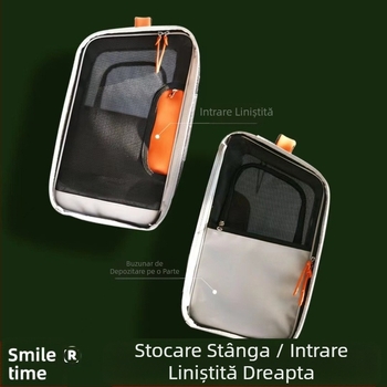 Rucsac portabil pliabil pentru animale de companie, Smile Time, cu capacitate mare, respirabil, pentru exterior, transport pisici