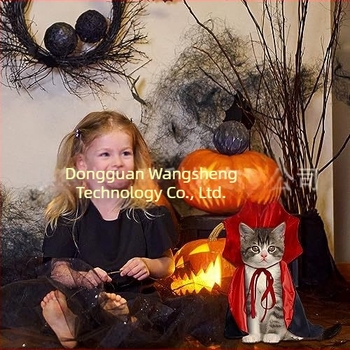 Pelerină de Halloween pentru animale de companie, pentru pisici și câini, îmbrăcăminte personalizată pentru câini de talie mică și mijlocie, ediție limitată de Halloween la modă