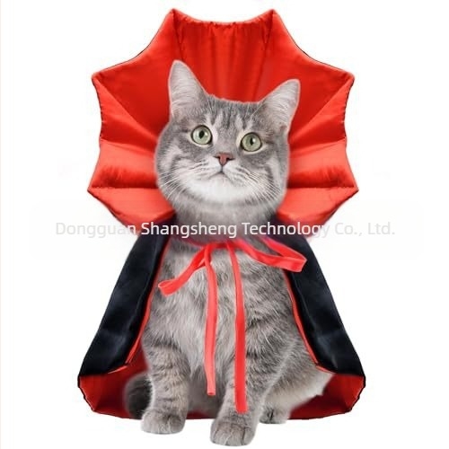 Pelerină de Halloween pentru animale de companie, pentru pisici și câini, îmbrăcăminte personalizată pentru câini de talie mică și mijlocie, ediție limitată de Halloween la modă