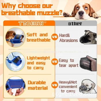 Mască de gură pentru câini, anti-apel, anti-mușcătură, reglabilă, respirabilă, pentru câini mari și mici, pentru animale de companie, cu ridicata, frumoasă