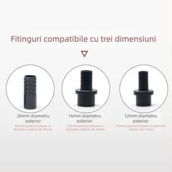 Dispozitiv de umplere a apei pentru acvariu, cu comutator, cârlig de cot, țeavă de schimbare a apei, țeavă de umplere a apei montată pe perete, cot de umplere a apei, accesorii pentru acvariu