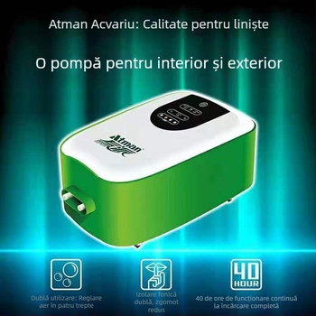 ATMAN Chuangxing pompă de aer de încărcare pompă de oxigen pompă de oxigen pentru pești mașină de oxigen pentru pescuit mică portabilă de uz casnic