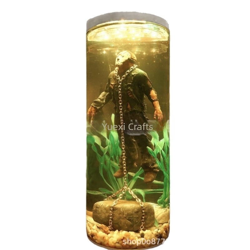 Aason este în viață, lampa cu coloană de apă Jason, colecția de filme din seria Vineri 13, ornamente, partea a 6-a