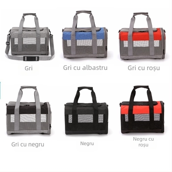 Pălărie și geantă transfrontaliere, de vânzare fierbinte, transportor portabil simplu, tip cross-body, pentru câini și pisici, cușcă ușoară și respirabilă pentru animale de companie