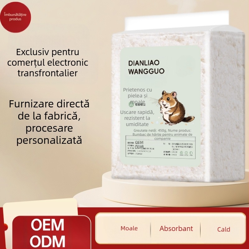 Hârtie pentru hamster, bumbac, resturi de hârtie speciale, cald, absorbant, material, rumeguș, papagal, iepure, planor de zahăr, uscat, urs auriu, toaletă