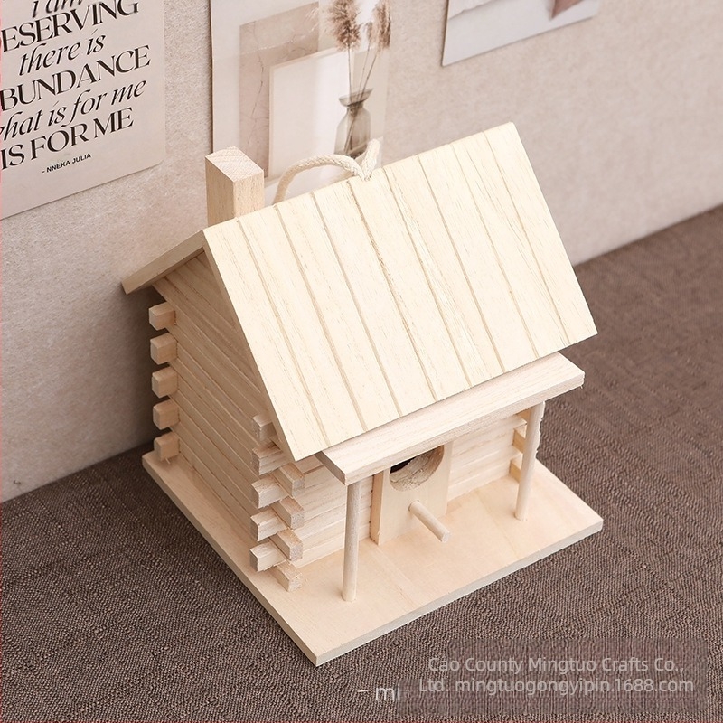 Papagal cald reproducere cutie în aer liber agățat cuib de pasăre accesorii colivie pentru papagal piele de tigru bujor cuib de pasăre cuib de pasăre din lemn