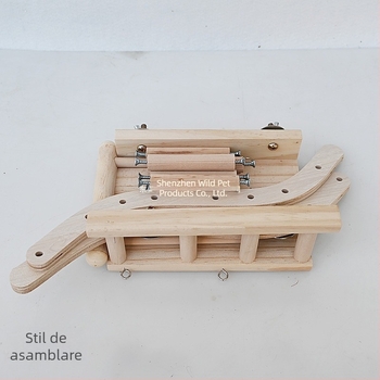 Set de 3 piese pentru papagali, gard, platformă, scară, leagăn, jucării pentru cățărat în colivie, producători transfrontalieri în stoc