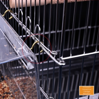 Hrănitor automat pentru papagali, direct din fabrică, acrilic, cutie de hrană anti-împrăștiere pentru păsări, hrănitor automat pentru animale de companie