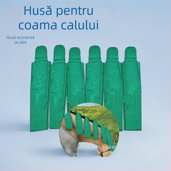 Husă de protecție transfrontalieră de înaltă calitate pentru coama de cal, husă rezistentă la vânt, îngrijirea coamei de cal, utilizare rezistentă la vânt