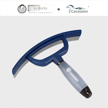 Perie de spălat cai din silicon, răzuire cu apă, perie de transpirație a cailor, curățare a cailor, răzuire cu apă, răzuire cu sudoare, instrument pentru cai 8801077