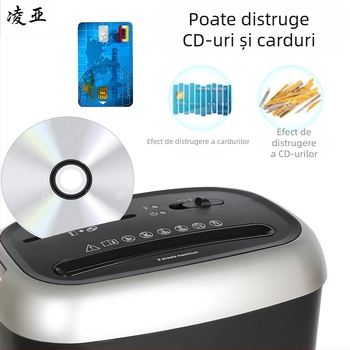 Lingya Cd210P Disc rupt Card Transfrontalier Birou Acasă Confidențialitate Distrugător Electric Sursă Fabrică En-gros