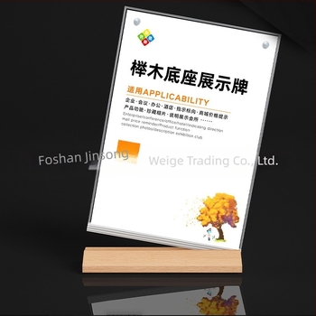 Suport magnetic puternic A4 pentru masă, în formă de L, pentru restaurant, suport pentru carduri, suport pentru masă, față-verso