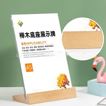 Suport magnetic puternic A4 pentru masă, în formă de L, pentru restaurant, suport pentru carduri, suport pentru masă, față-verso