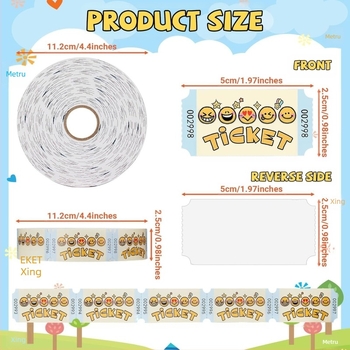 Noile bilete de loterie de la Amazon sunt potrivite pentru jocuri de familie cu recompense pentru evenimente, carnaval școlar și clasă.