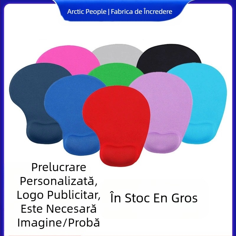 Vânzări directe din fabrică, suport pentru încheietura mâinii, anti-alunecare din silicon, cu recul lent, pentru desktop, pad pentru mouse-ul special pentru birou