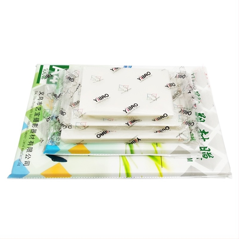 Producătorii furnizează direct folie de plastic Yibao de 3 inch, 4 inch, 5 inch, 6 inch, 7 inch, 8 inch, 10 inch, folie de protecție pentru carduri A4, folie de plastic, folie foto