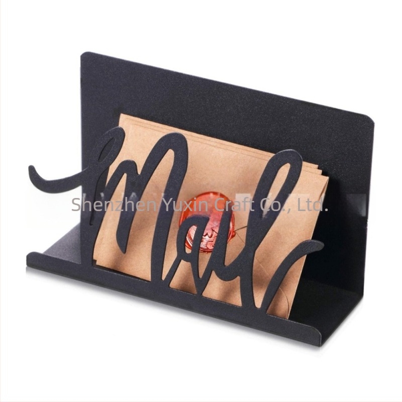 Suport metalic pentru organizarea corespondenței, suport de depozitare pe birou pentru dosare poștale, pentru acasă, birou