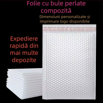 Sacoșă cu bule din folie perlată 80g, îngroșată, impermeabilă și cu bule, pentru comerț electronic, depozit în cloud, ambalaj logistic, plic, special transfrontalier
