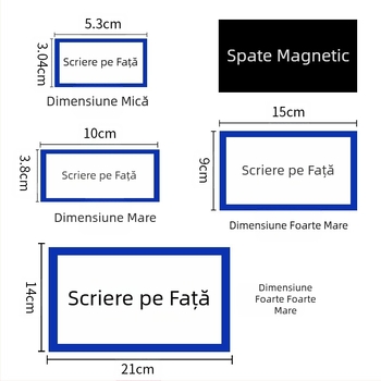 Etichete magnetice cu ștergere uscată, autocolant magnetic pentru raft, clasificare depozit, autocolant magnetic moale, foaie cu nume